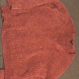 Express pink sweater